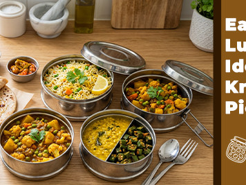 Easy Lunchbox Ideas with Krishna Pickles