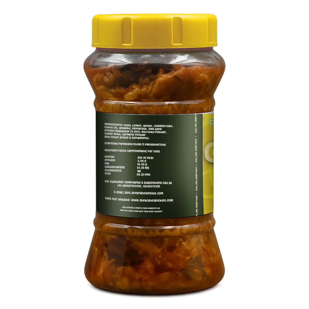 Chilli, Lemon, and Ginger Mix Pickle | Mirch, Nimbu Aur Adrak Mix Pickle